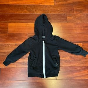 Little Bipsy retired black zip hoodie.